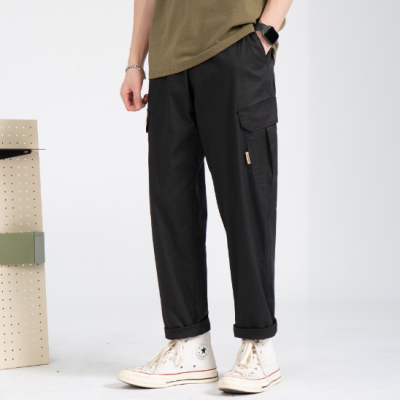 Quần Kaki Túi Hộp  Phong Cách Streetwear 