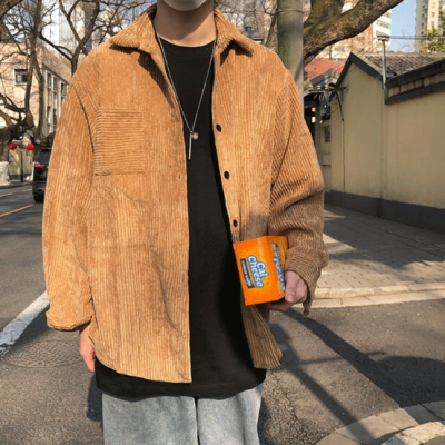 Áo sơ mi nhung tăm nam nữ form rộng 