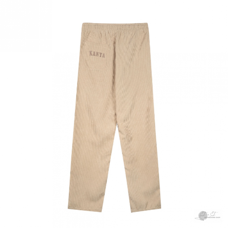 Quần Dài Nhung Tâm Ống Rộng